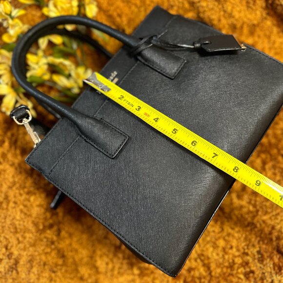 NWOT Kate Spade Black Saffiano Satchel - Picture 12 of 15